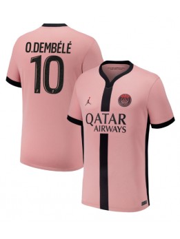 Billige Paris Saint-Germain Ousmane Dembele #10 Tredjedrakt 2024-25 Kortermet